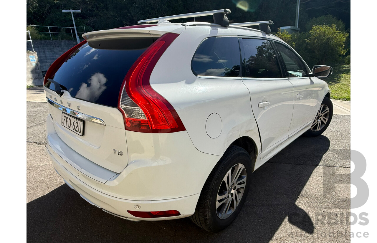 02/2014 Volvo Xc60 T5 KINETIC FWD DZ MY14 4D Wagon White 2.0L