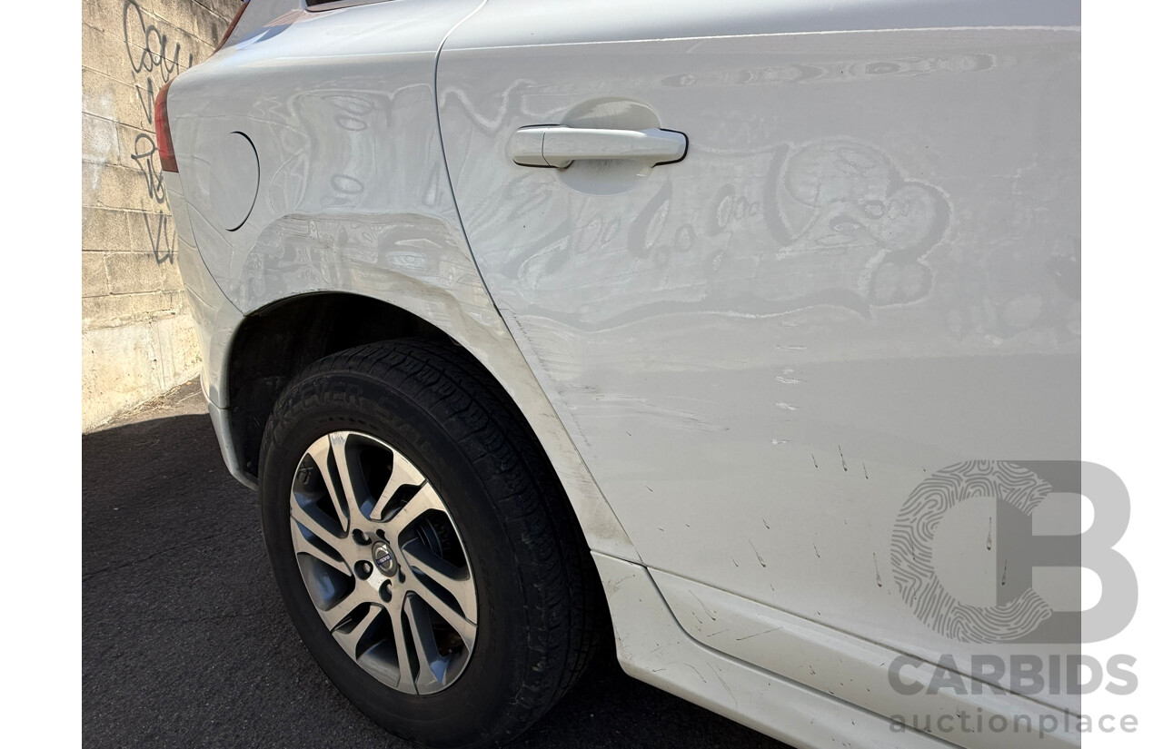 02/2014 Volvo Xc60 T5 KINETIC FWD DZ MY14 4D Wagon White 2.0L