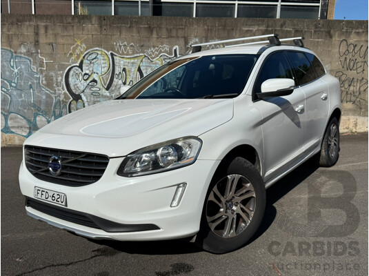 02/2014 Volvo Xc60 T5 KINETIC FWD DZ MY14 4D Wagon White 2.0L