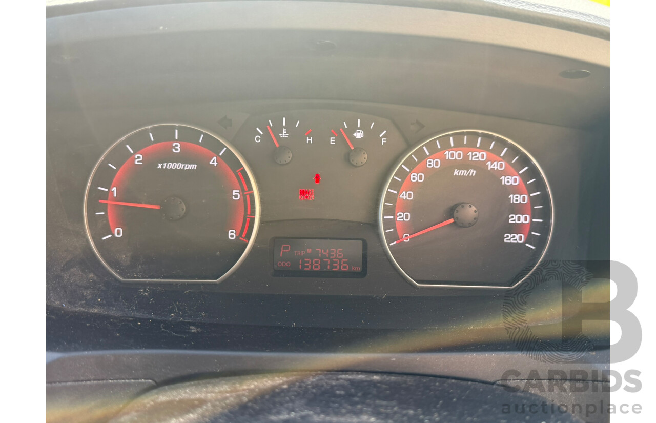 03/2013 Ssangyong Actyon Sports SX (4x4) 4x4 Q100 MY12 Double Cab Utility Black 2.0L
