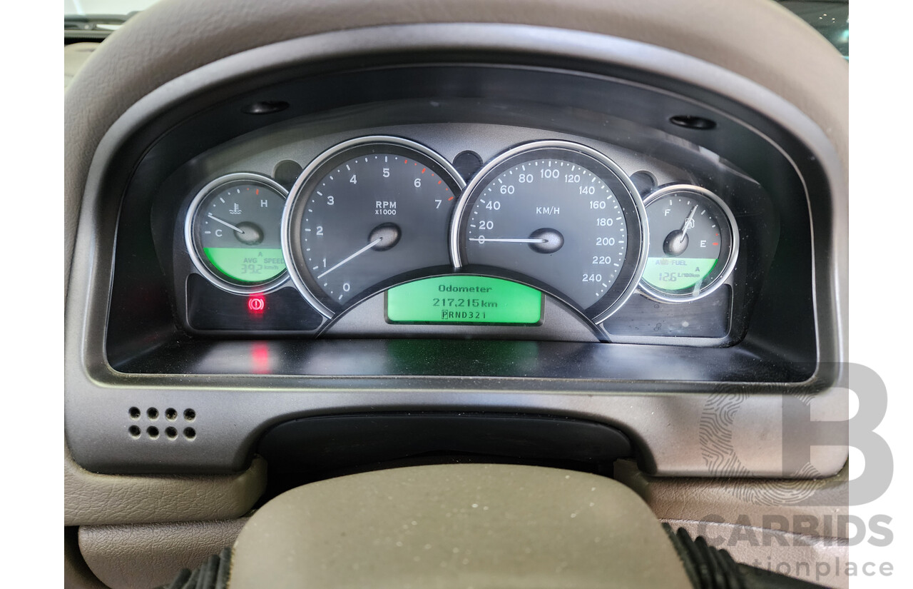 9/2002 Holden Calais  VXII 4d Sedan White 3.8L