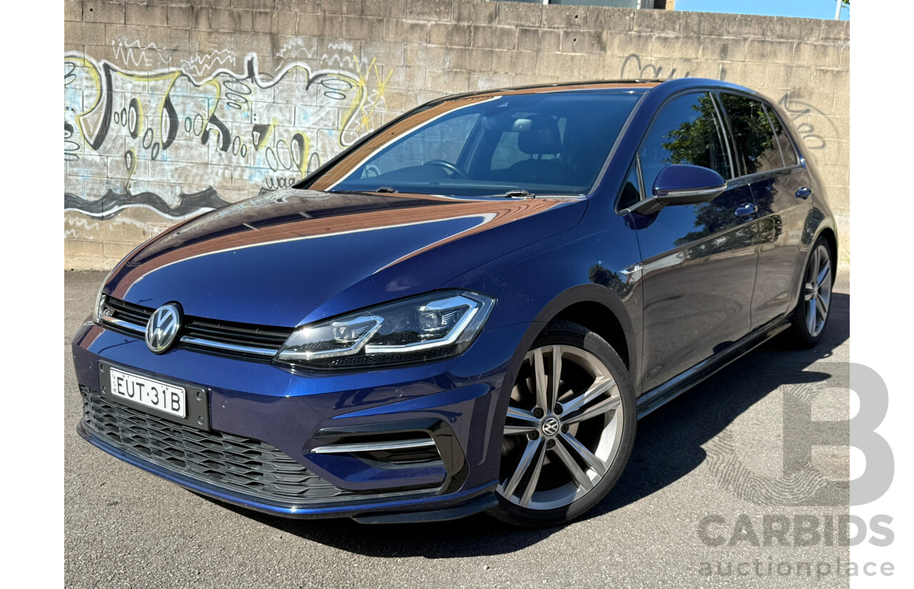 01/2020 Volkswagen Golf 110 TSI Highline FWD AU MY20 5 Door Hatchback Blue 1.4L