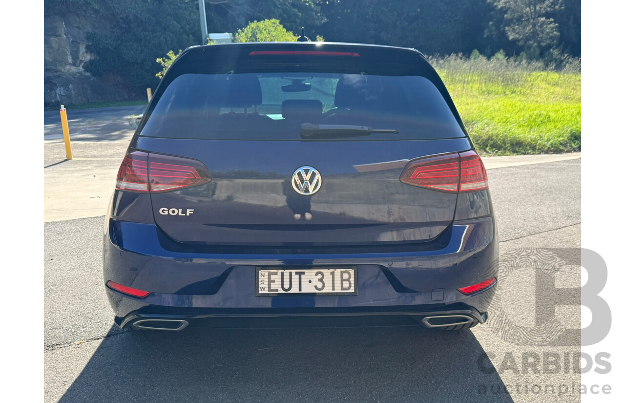 01/2020 Volkswagen Golf 110 TSI Highline FWD AU MY20 5 Door Hatchback Blue 1.4L