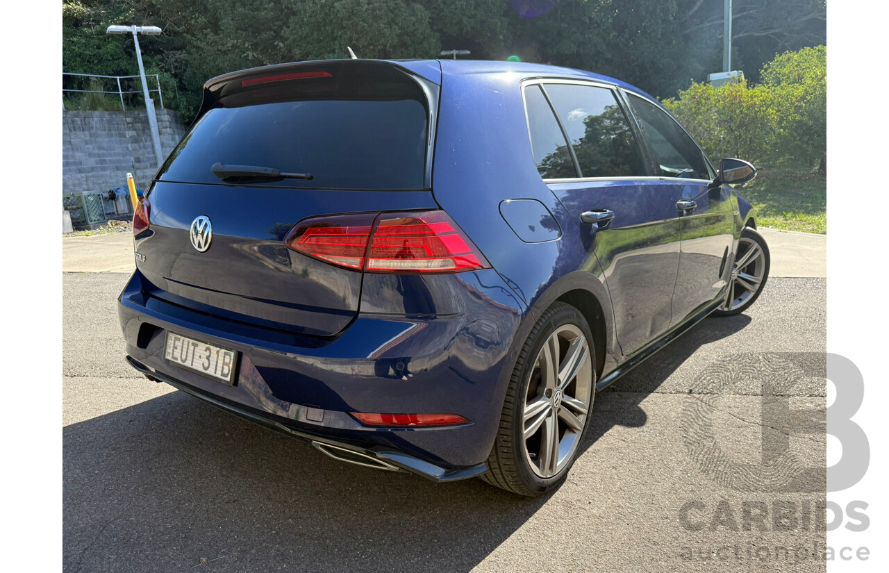 01/2020 Volkswagen Golf 110 TSI Highline FWD AU MY20 5 Door Hatchback Blue 1.4L