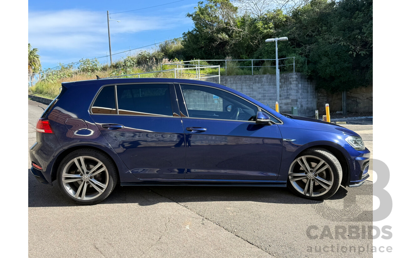 01/2020 Volkswagen Golf 110 TSI Highline FWD AU MY20 5 Door Hatchback Blue 1.4L