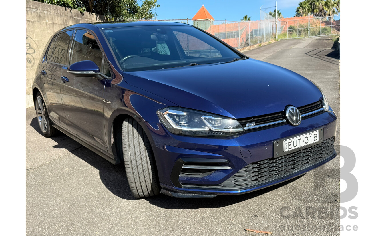01/2020 Volkswagen Golf 110 TSI Highline FWD AU MY20 5 Door Hatchback Blue 1.4L