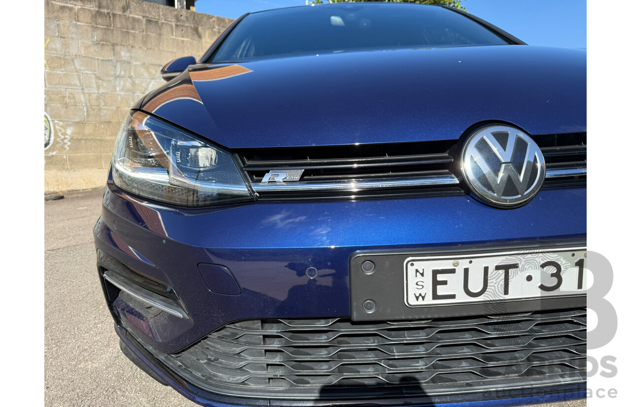 01/2020 Volkswagen Golf 110 TSI Highline FWD AU MY20 5 Door Hatchback Blue 1.4L