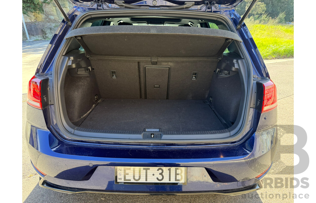 01/2020 Volkswagen Golf 110 TSI Highline FWD AU MY20 5 Door Hatchback Blue 1.4L