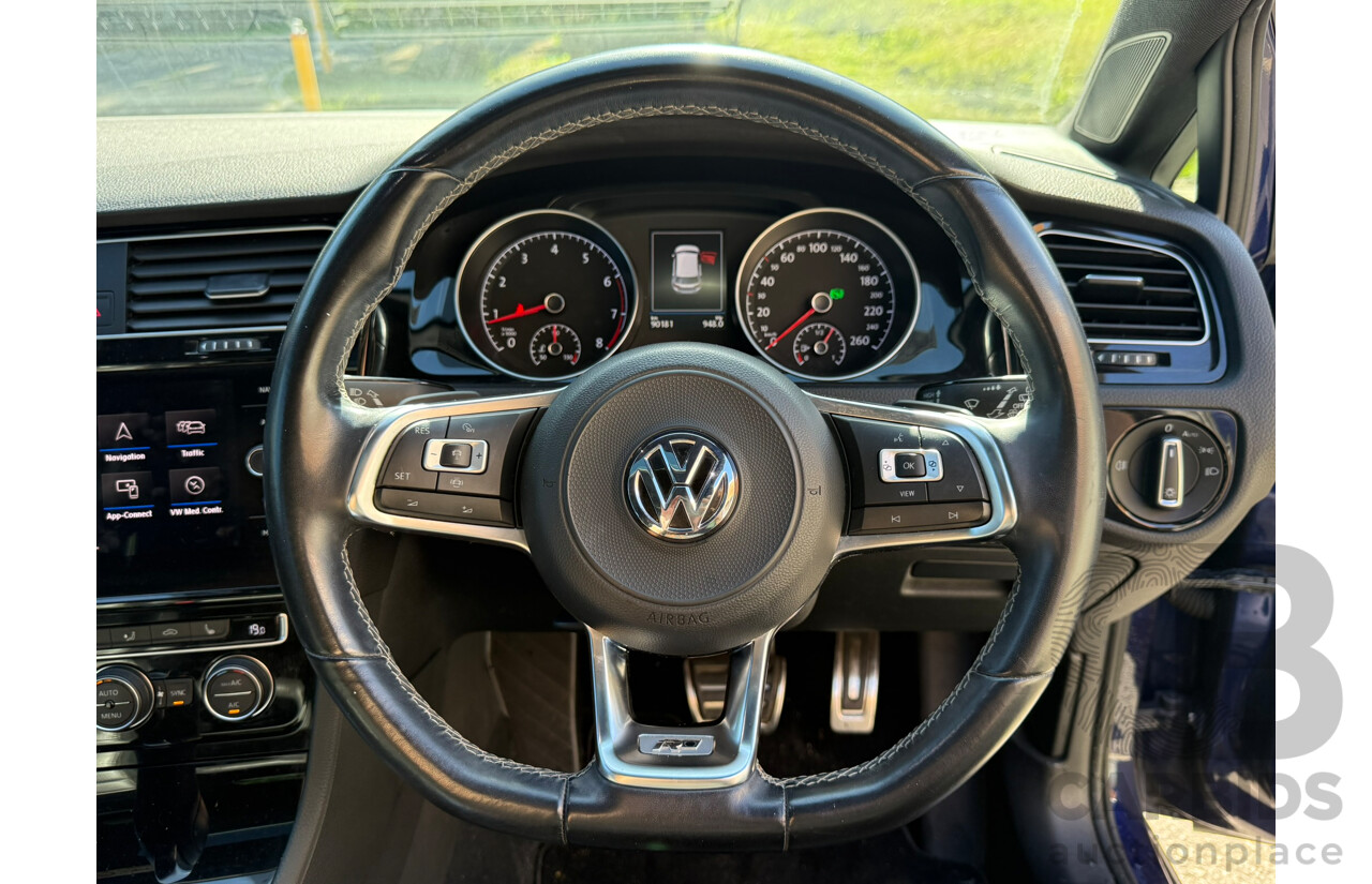 01/2020 Volkswagen Golf 110 TSI Highline FWD AU MY20 5 Door Hatchback Blue 1.4L