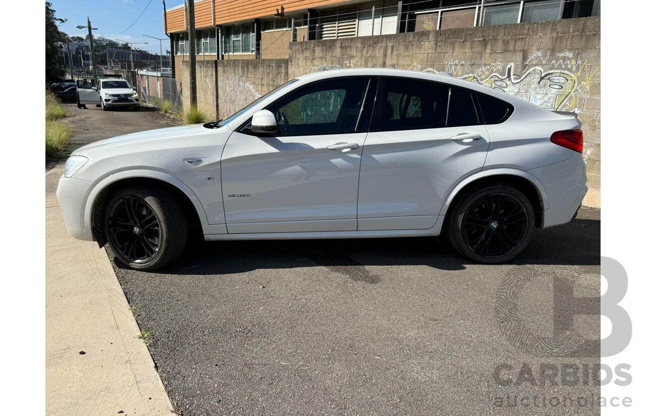 3/2015 Bmw X4 Xdrive 20i F26 MY15 5d Coupe White 2.0L