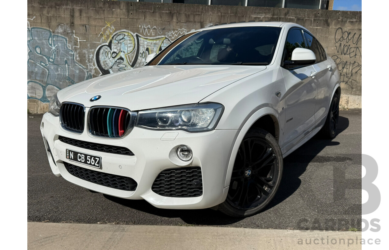 3/2015 Bmw X4 Xdrive 20i F26 MY15 5d Coupe White 2.0L