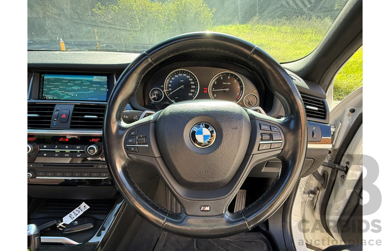 3/2015 Bmw X4 Xdrive 20i F26 MY15 5d Coupe White 2.0L