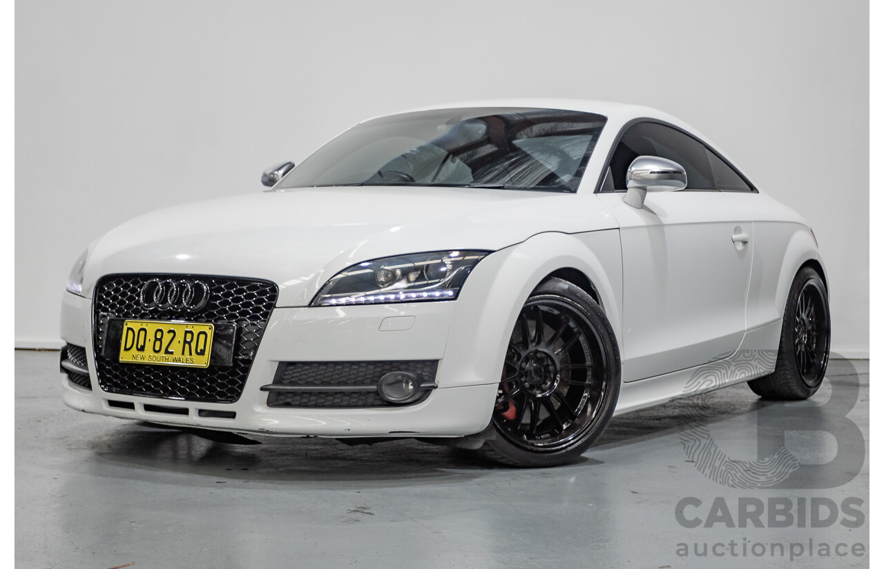 09/2008 Audi TT S 2.0 TFSI Quattro (AWD) 8J 2D Coupe Ibis White Turbo 2.0L