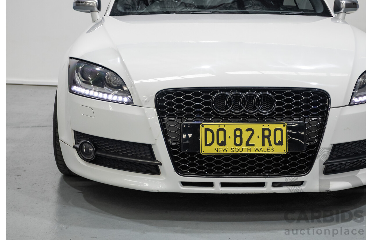 09/2008 Audi TT S 2.0 TFSI Quattro (AWD) 8J 2D Coupe Ibis White Turbo 2.0L