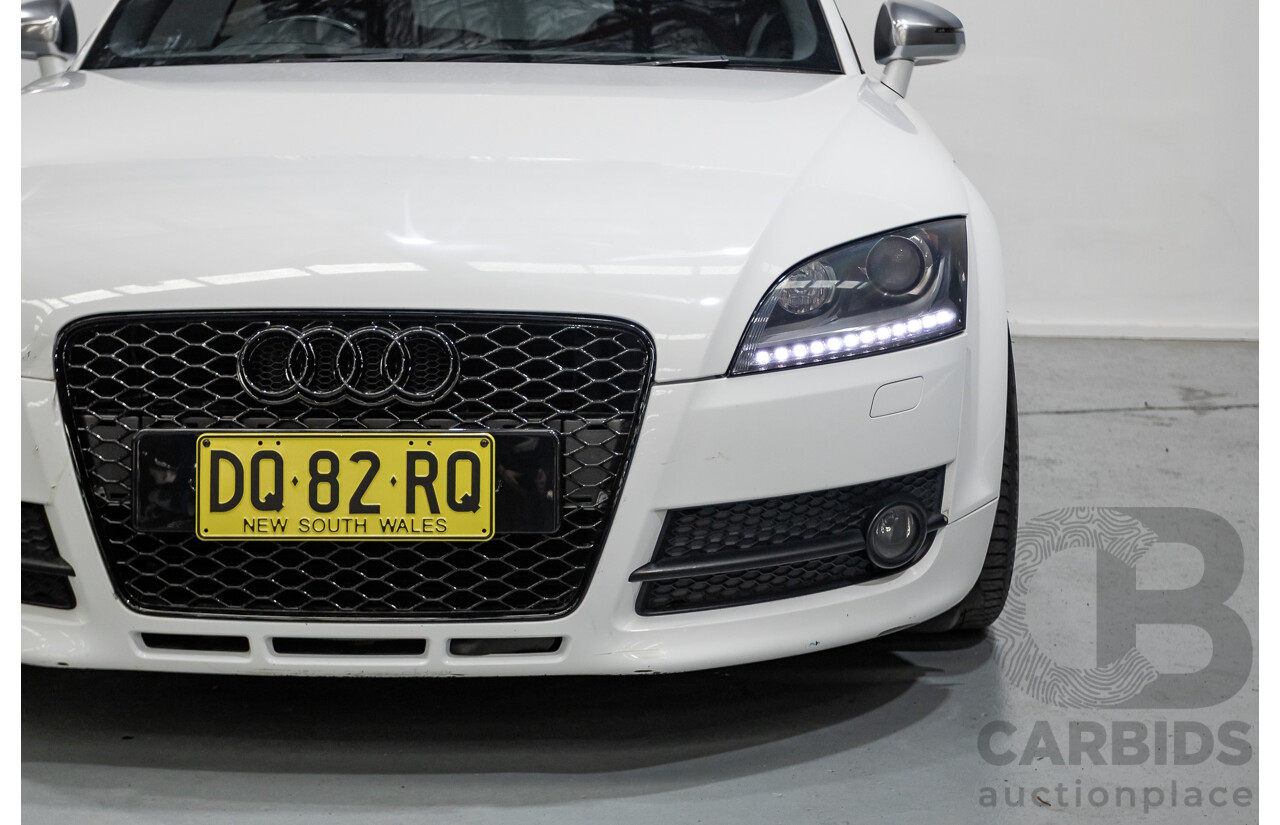 09/2008 Audi TT S 2.0 TFSI Quattro (AWD) 8J 2D Coupe Ibis White Turbo 2.0L