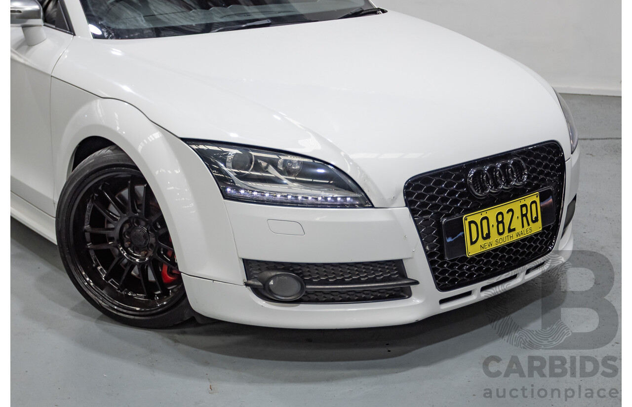 09/2008 Audi TT S 2.0 TFSI Quattro (AWD) 8J 2D Coupe Ibis White Turbo 2.0L