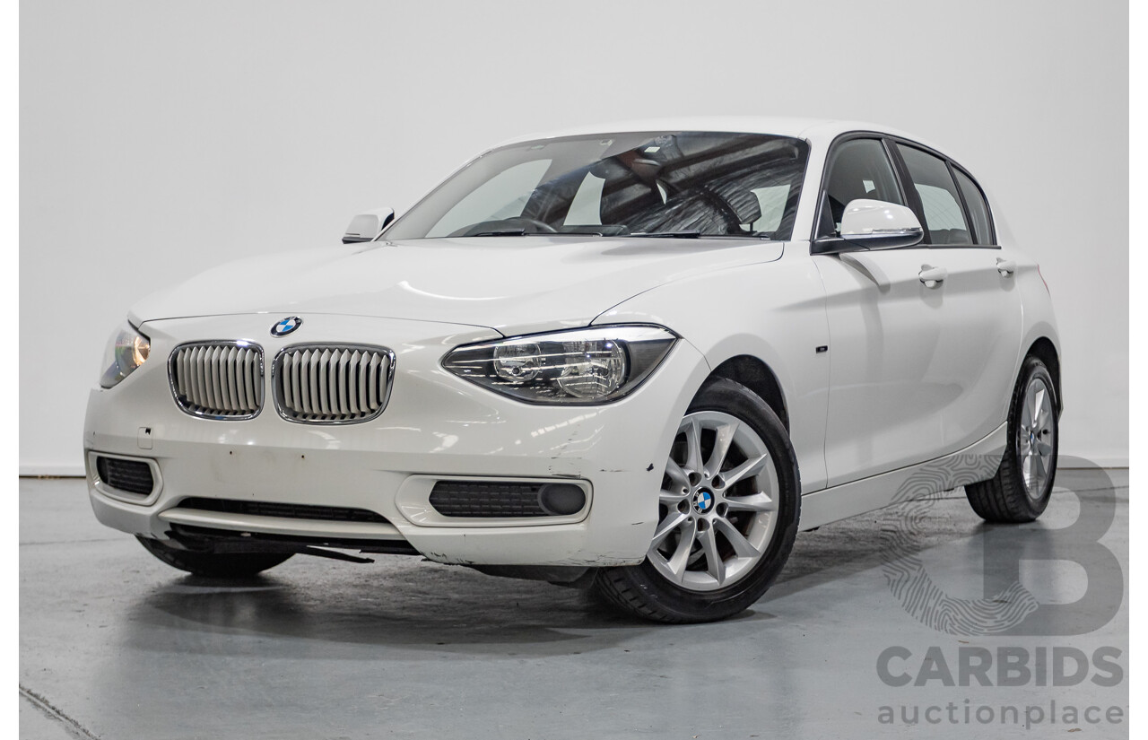 2/2015 BMW 116i Urban F20 MY15 5d Hatchback Alpine White Turbo 1.6L