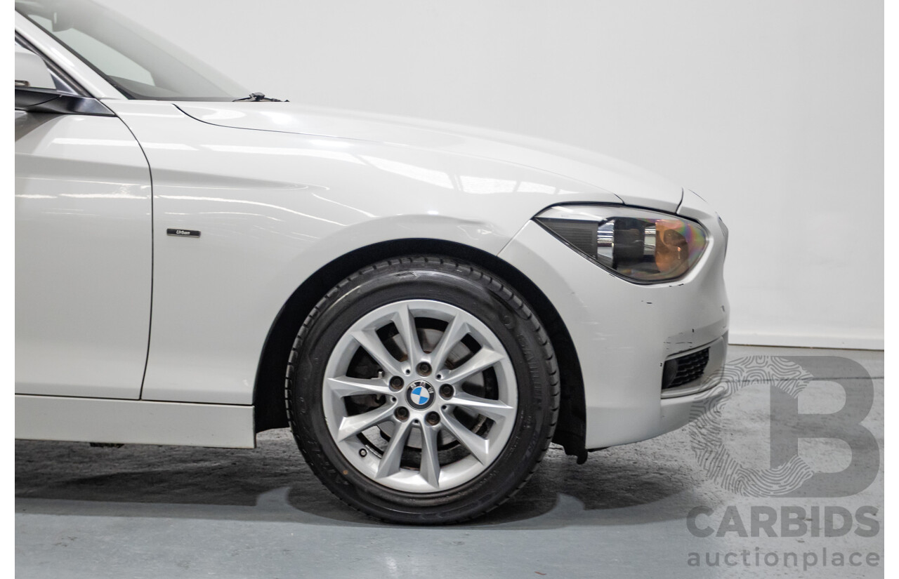 2/2015 BMW 116i Urban F20 MY15 5d Hatchback Alpine White Turbo 1.6L