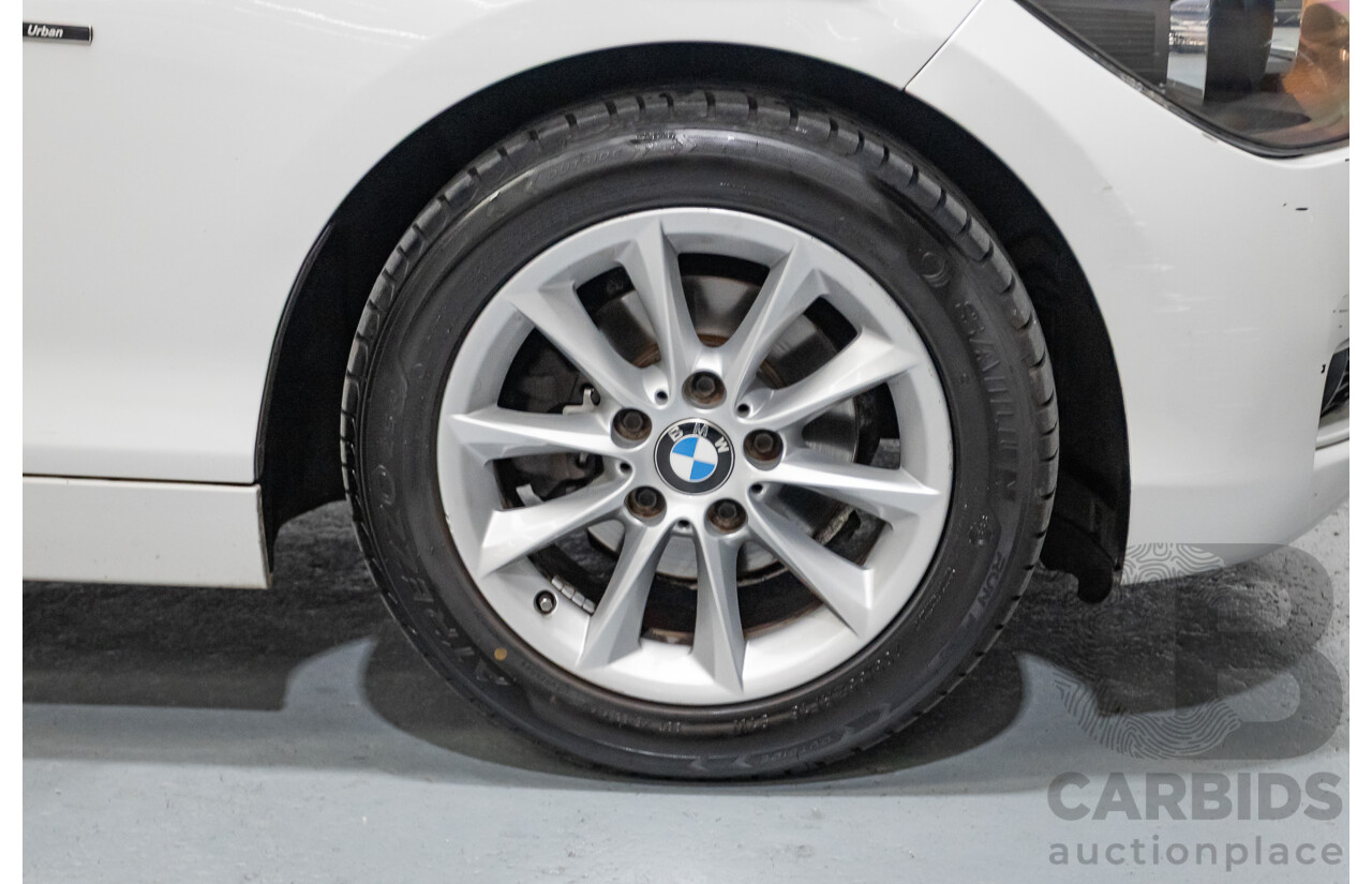 2/2015 BMW 116i Urban F20 MY15 5d Hatchback Alpine White Turbo 1.6L