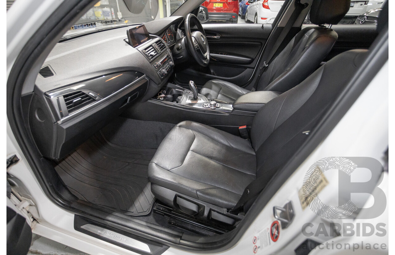 2/2015 BMW 116i Urban F20 MY15 5d Hatchback Alpine White Turbo 1.6L