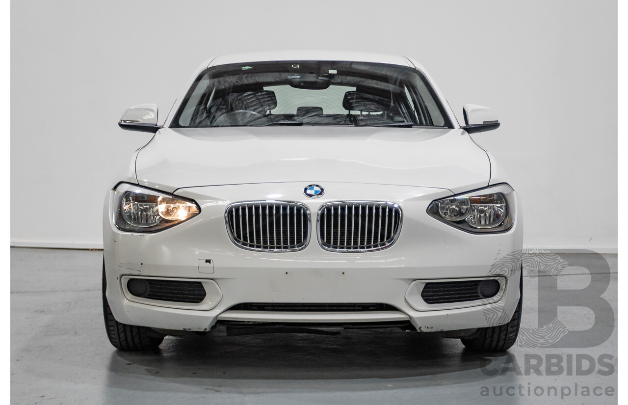 2/2015 BMW 116i Urban F20 MY15 5d Hatchback Alpine White Turbo 1.6L