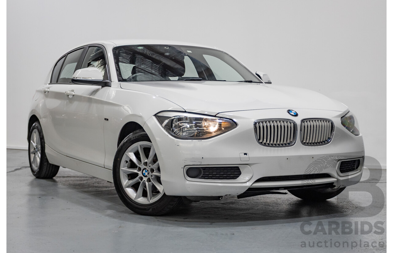 2/2015 BMW 116i Urban F20 MY15 5d Hatchback Alpine White Turbo 1.6L