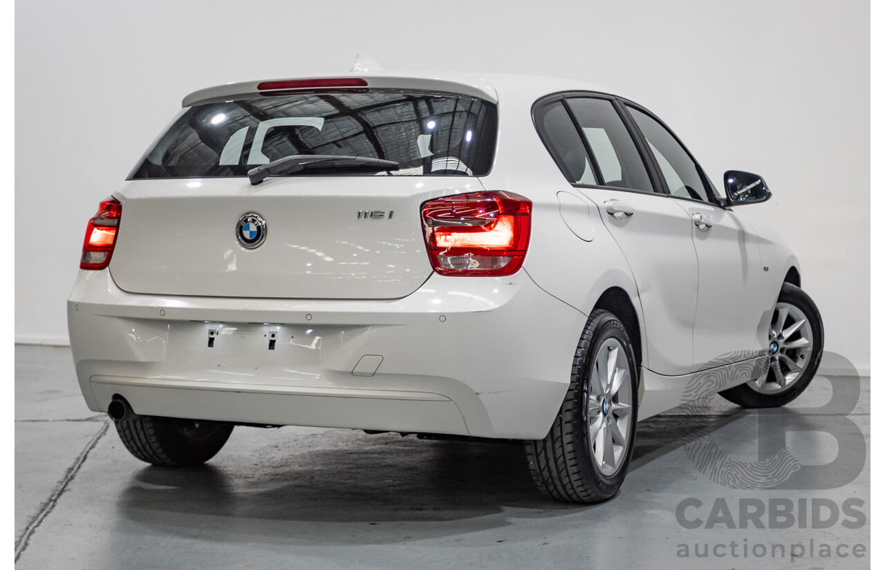 2/2015 BMW 116i Urban F20 MY15 5d Hatchback Alpine White Turbo 1.6L