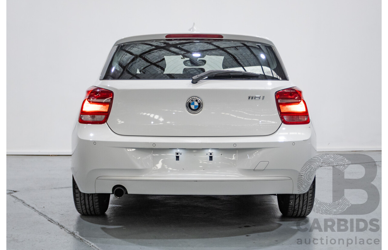 2/2015 BMW 116i Urban F20 MY15 5d Hatchback Alpine White Turbo 1.6L