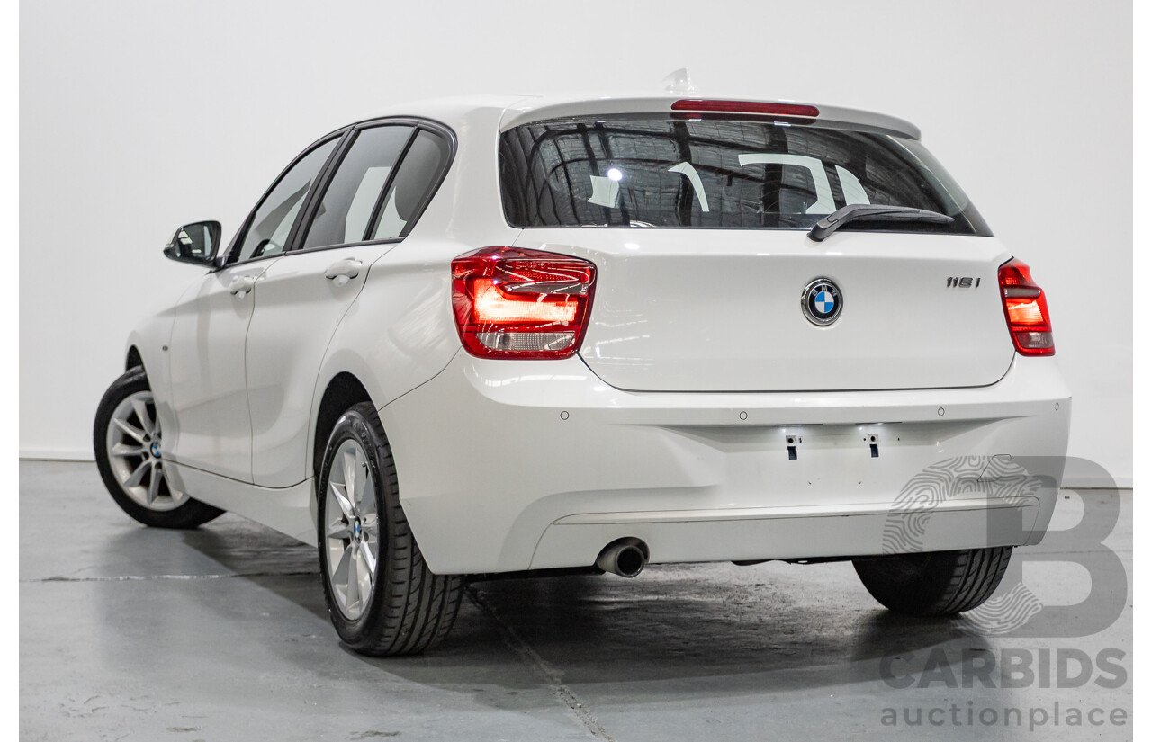 2/2015 BMW 116i Urban F20 MY15 5d Hatchback Alpine White Turbo 1.6L
