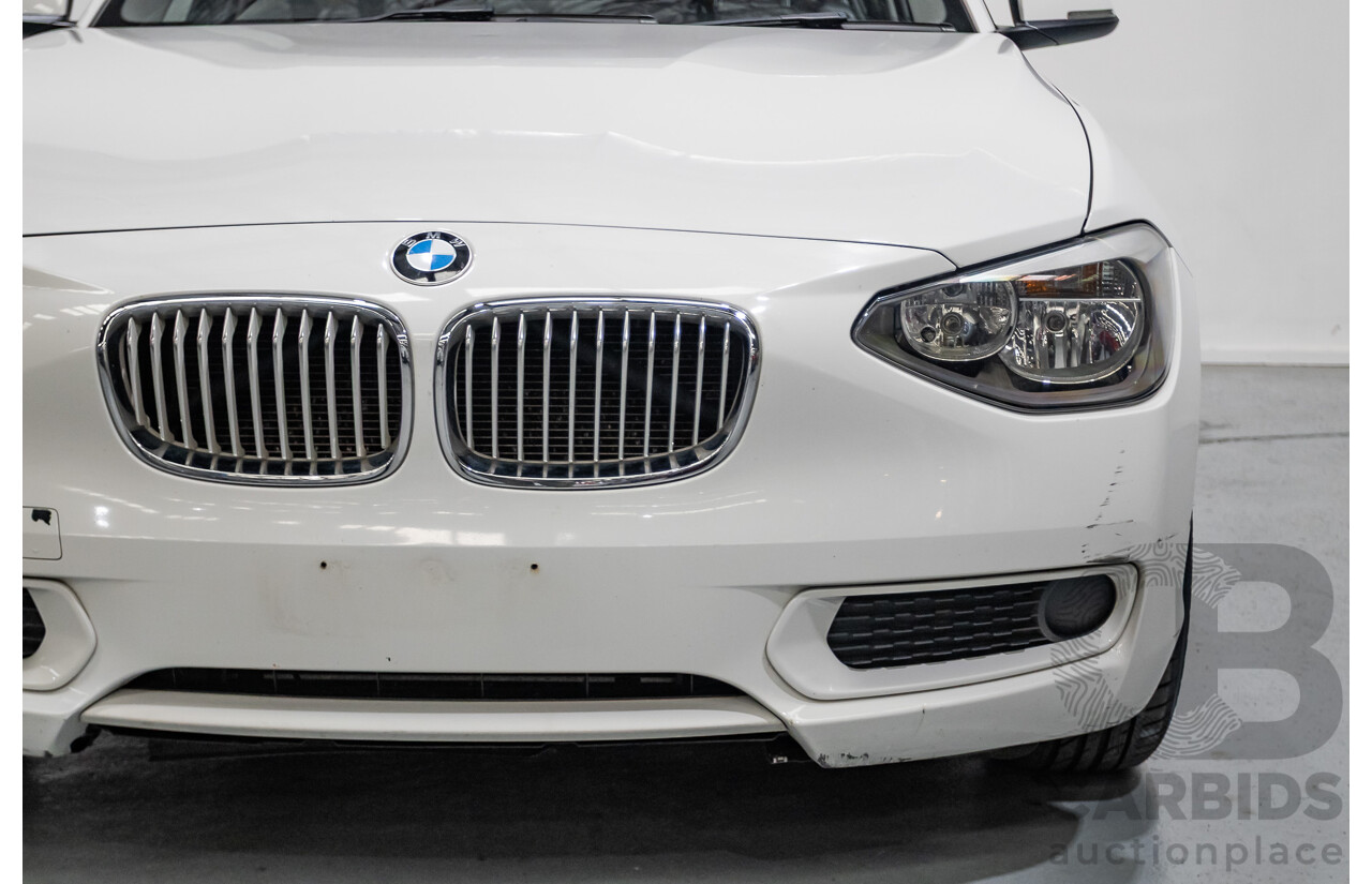 2/2015 BMW 116i Urban F20 MY15 5d Hatchback Alpine White Turbo 1.6L