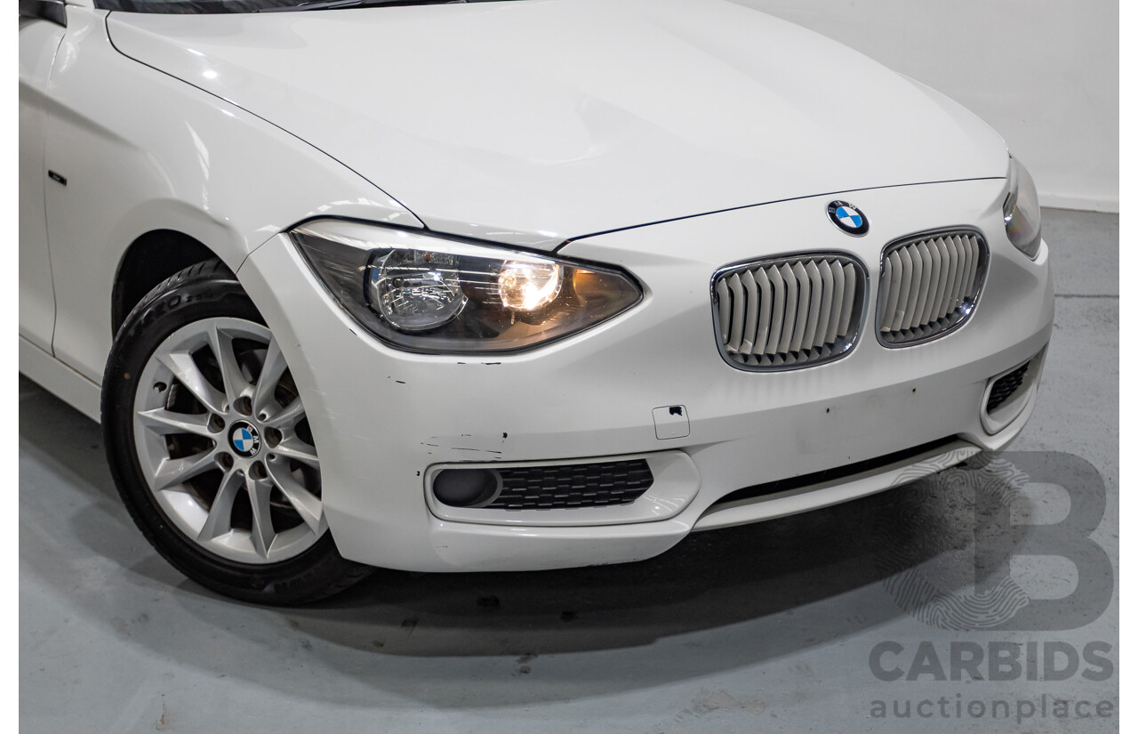 2/2015 BMW 116i Urban F20 MY15 5d Hatchback Alpine White Turbo 1.6L