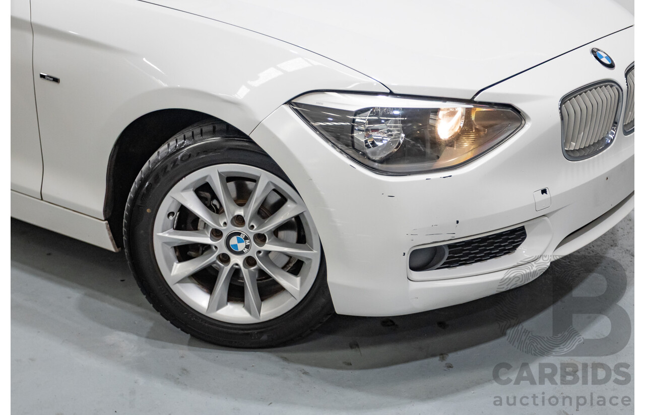 2/2015 BMW 116i Urban F20 MY15 5d Hatchback Alpine White Turbo 1.6L