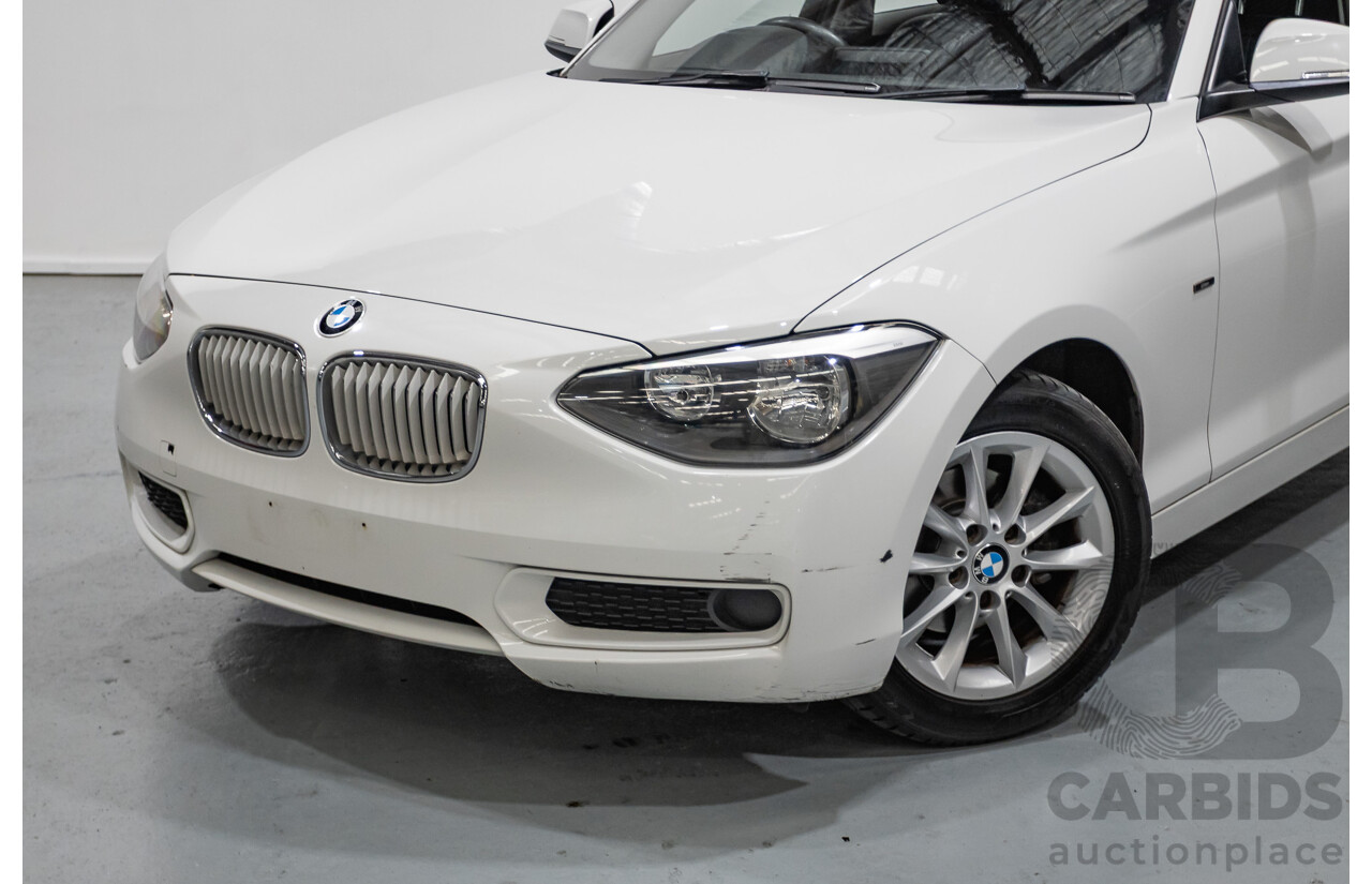 2/2015 BMW 116i Urban F20 MY15 5d Hatchback Alpine White Turbo 1.6L