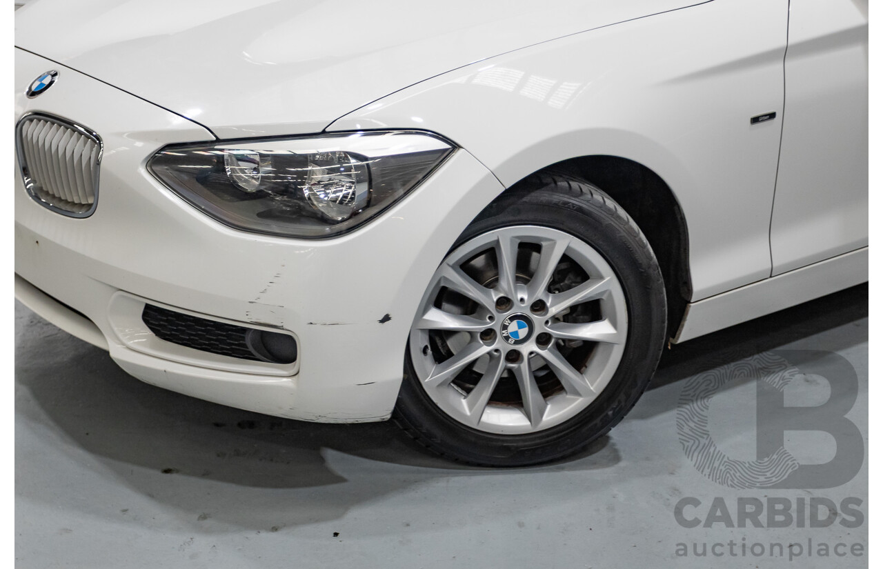 2/2015 BMW 116i Urban F20 MY15 5d Hatchback Alpine White Turbo 1.6L