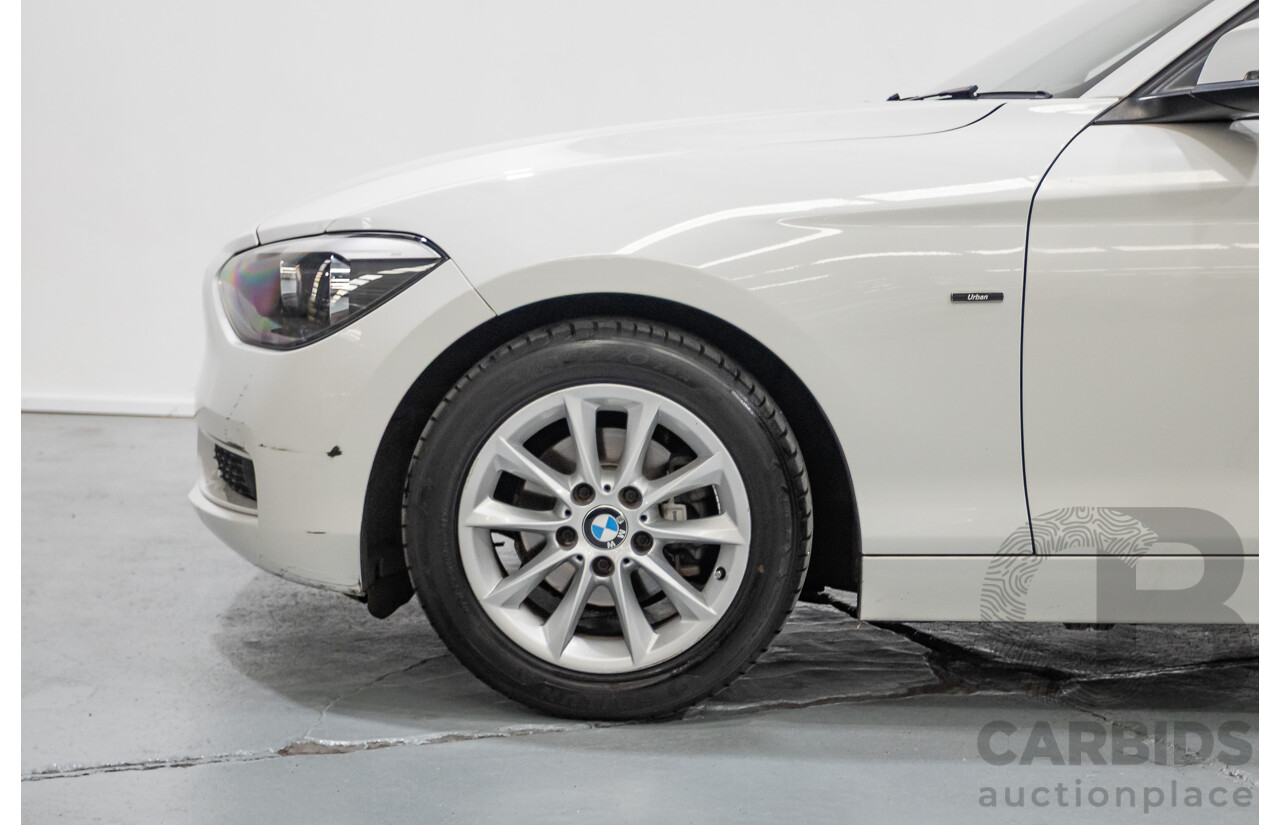 2/2015 BMW 116i Urban F20 MY15 5d Hatchback Alpine White Turbo 1.6L