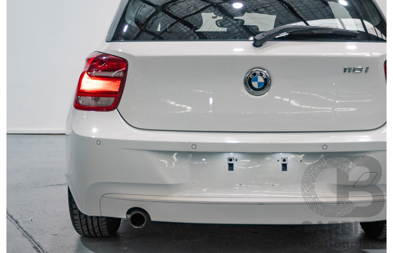 2/2015 BMW 116i Urban F20 MY15 5d Hatchback Alpine White Turbo 1.6L