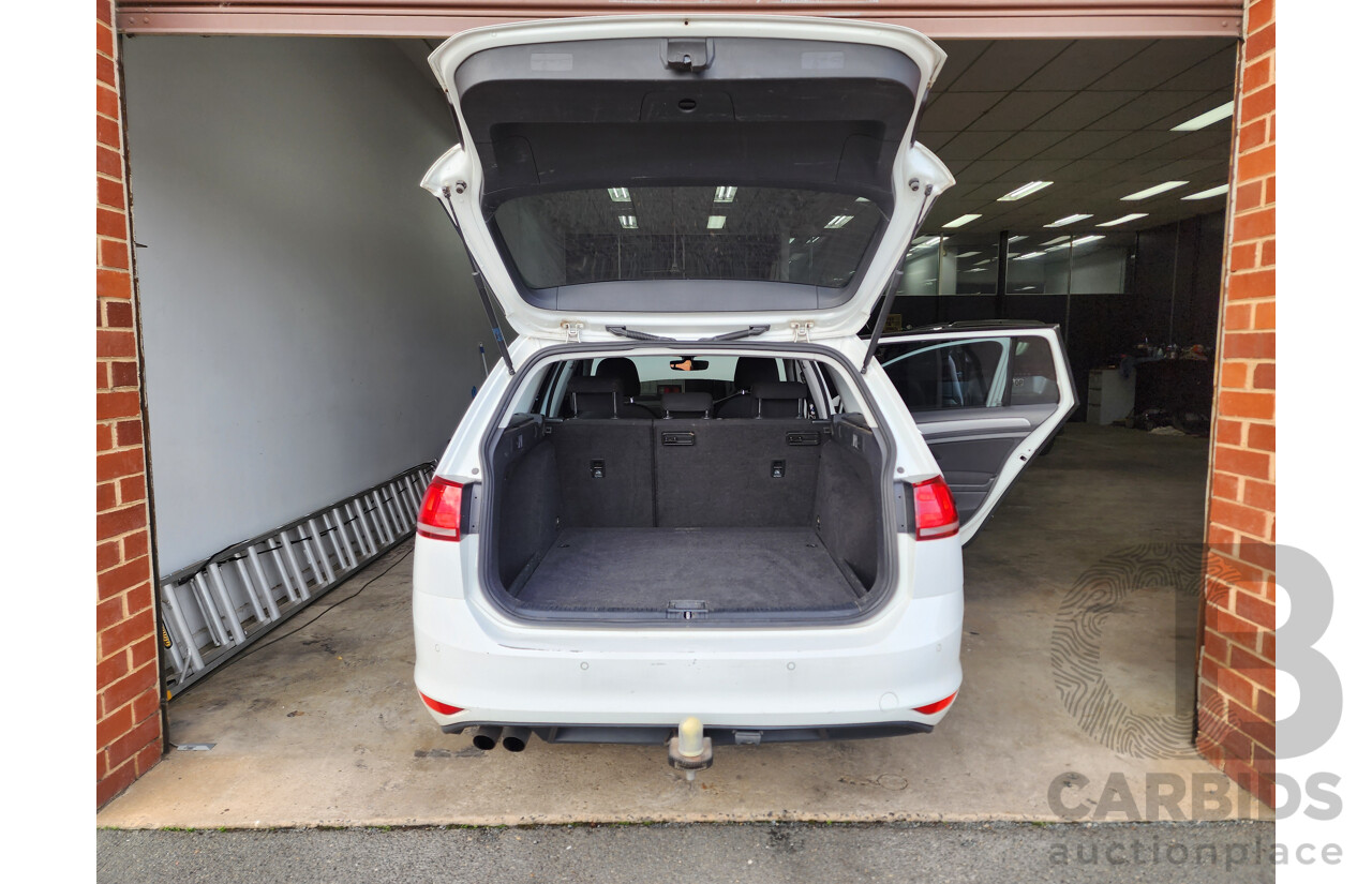 1/2017 Volkswagen Golf 92 TSI Trendline AU MY17 4d Wagon White 1.4L