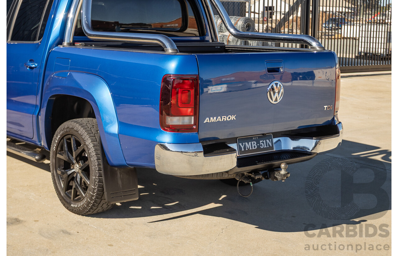 02/2017 Volkswagen Amarok V6 TDI 550 Ultimate (4x4) 2H MY17 Dual Cab Utility Blue Turbo Diesel 3.0L
