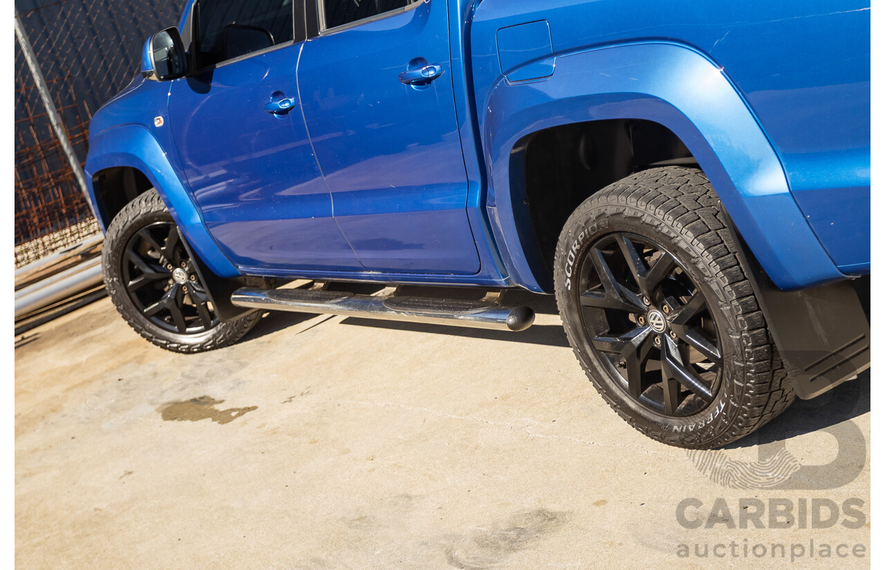 02/2017 Volkswagen Amarok V6 TDI 550 Ultimate (4x4) 2H MY17 Dual Cab Utility Blue Turbo Diesel 3.0L