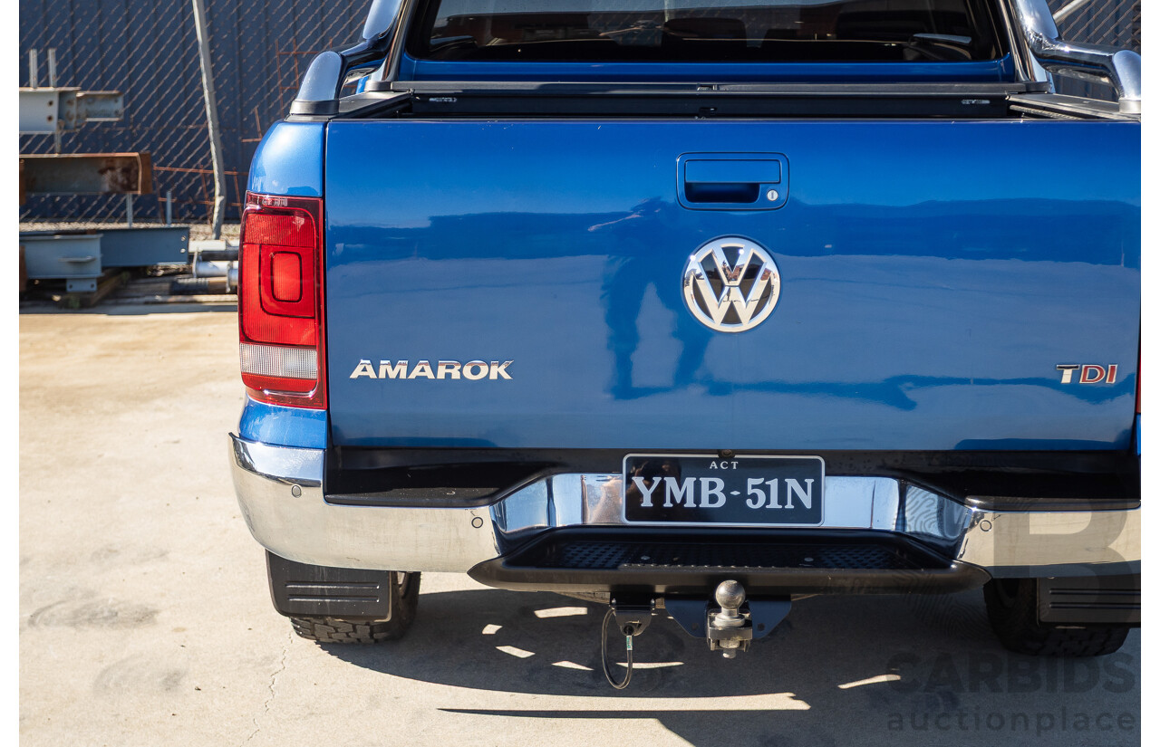 02/2017 Volkswagen Amarok V6 TDI 550 Ultimate (4x4) 2H MY17 Dual Cab Utility Blue Turbo Diesel 3.0L