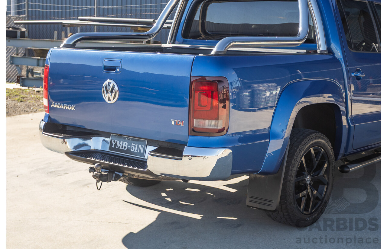 02/2017 Volkswagen Amarok V6 TDI 550 Ultimate (4x4) 2H MY17 Dual Cab Utility Blue Turbo Diesel 3.0L