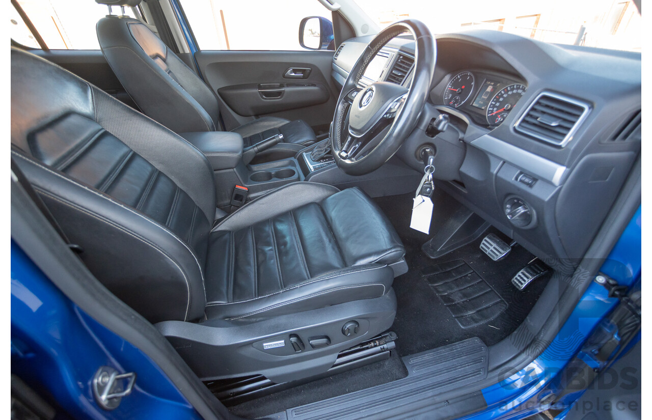 02/2017 Volkswagen Amarok V6 TDI 550 Ultimate (4x4) 2H MY17 Dual Cab Utility Blue Turbo Diesel 3.0L