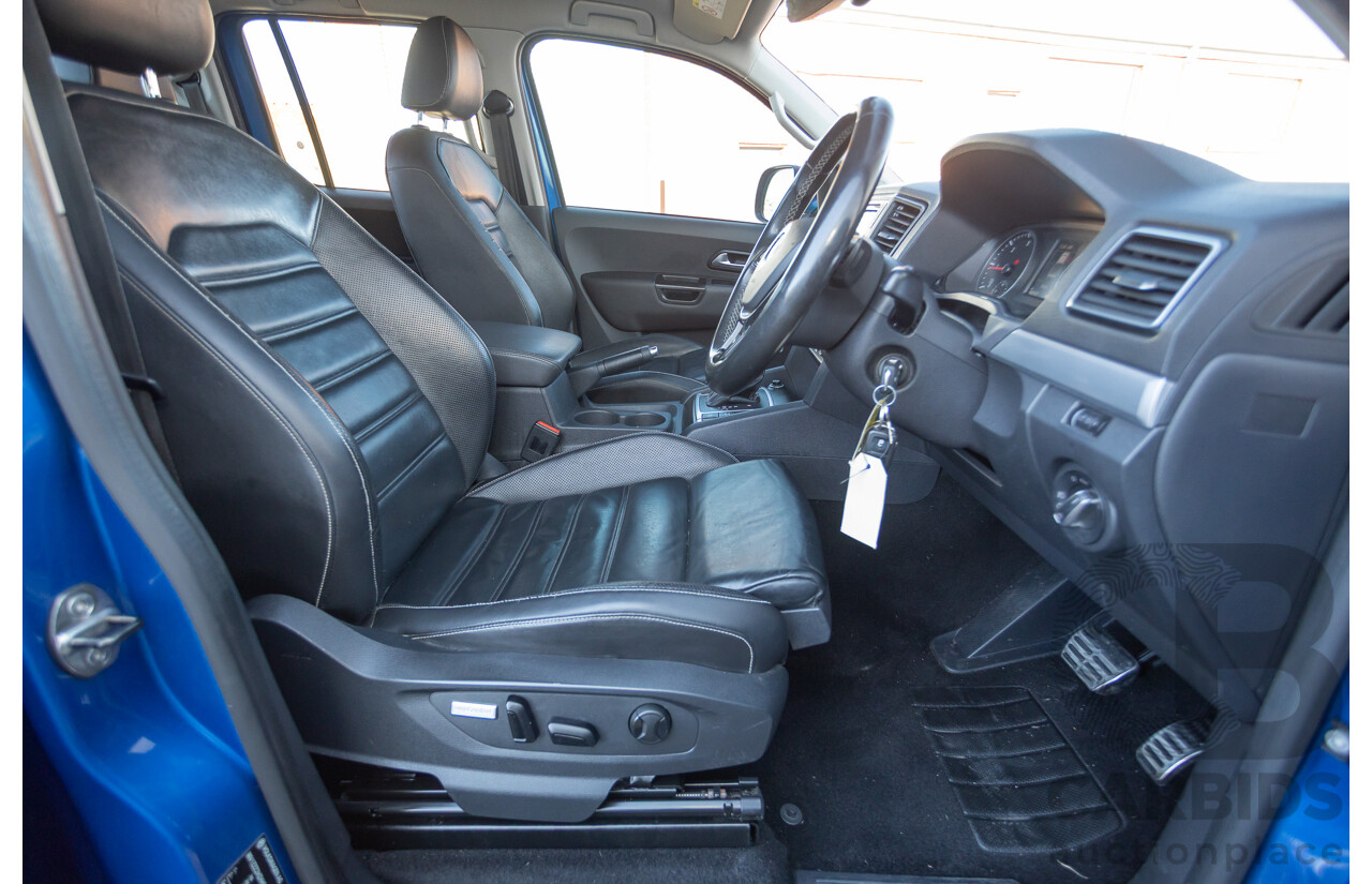 02/2017 Volkswagen Amarok V6 TDI 550 Ultimate (4x4) 2H MY17 Dual Cab Utility Blue Turbo Diesel 3.0L