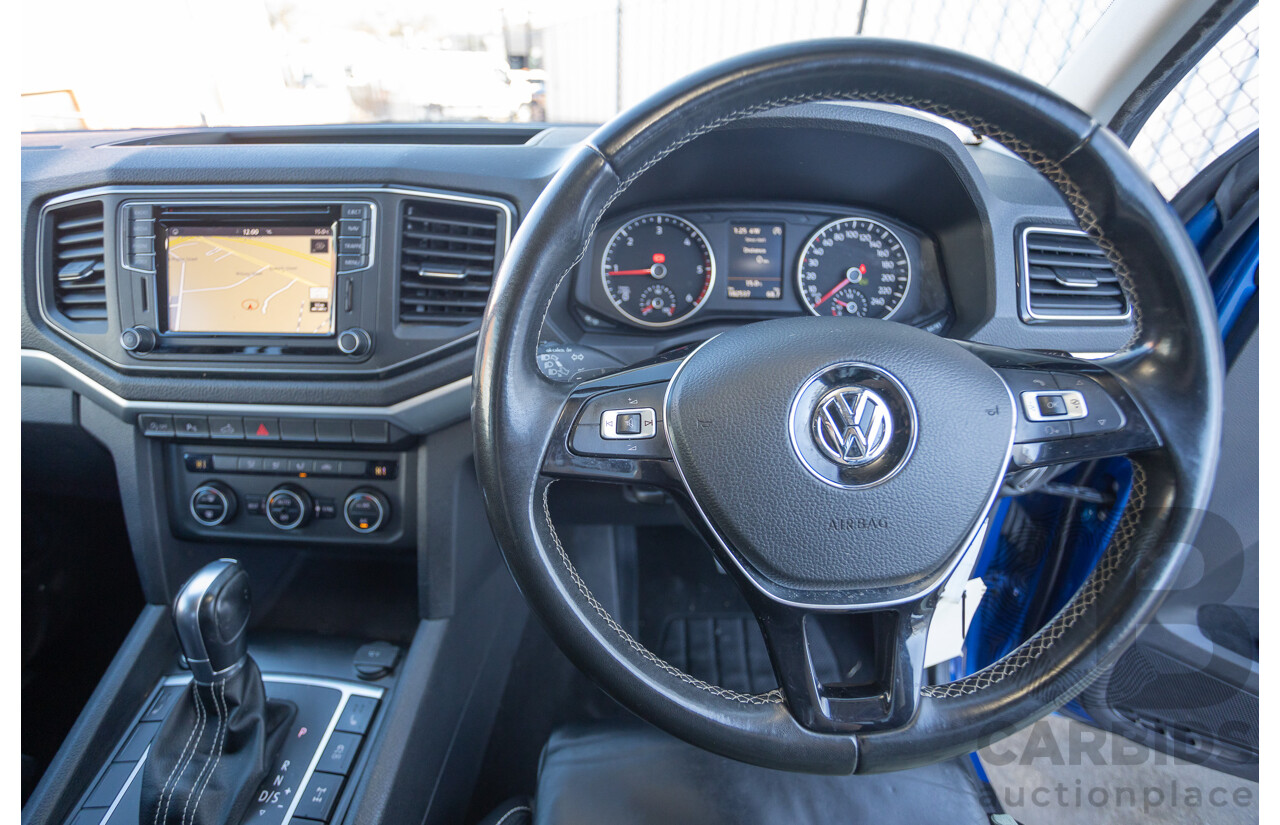 02/2017 Volkswagen Amarok V6 TDI 550 Ultimate (4x4) 2H MY17 Dual Cab Utility Blue Turbo Diesel 3.0L