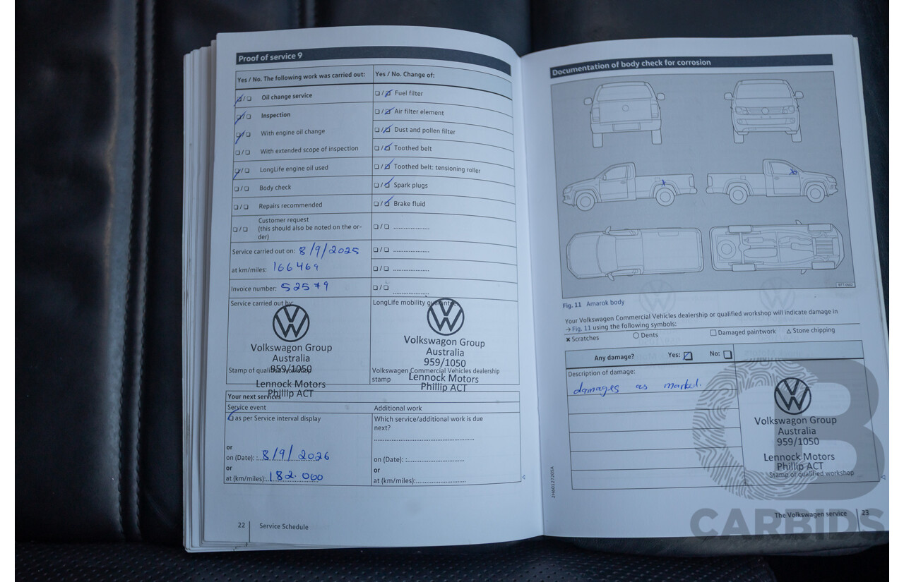 02/2017 Volkswagen Amarok V6 TDI 550 Ultimate (4x4) 2H MY17 Dual Cab Utility Blue Turbo Diesel 3.0L