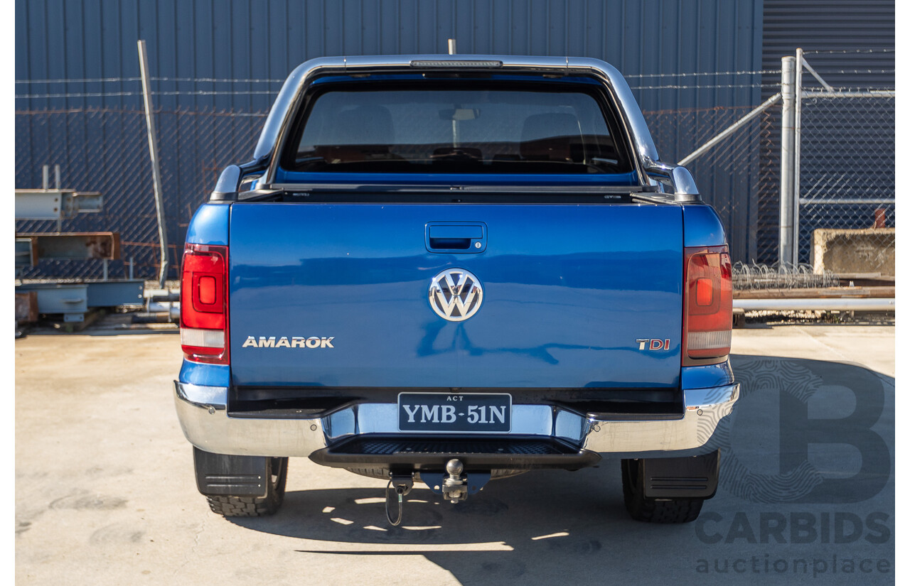 02/2017 Volkswagen Amarok V6 TDI 550 Ultimate (4x4) 2H MY17 Dual Cab Utility Blue Turbo Diesel 3.0L