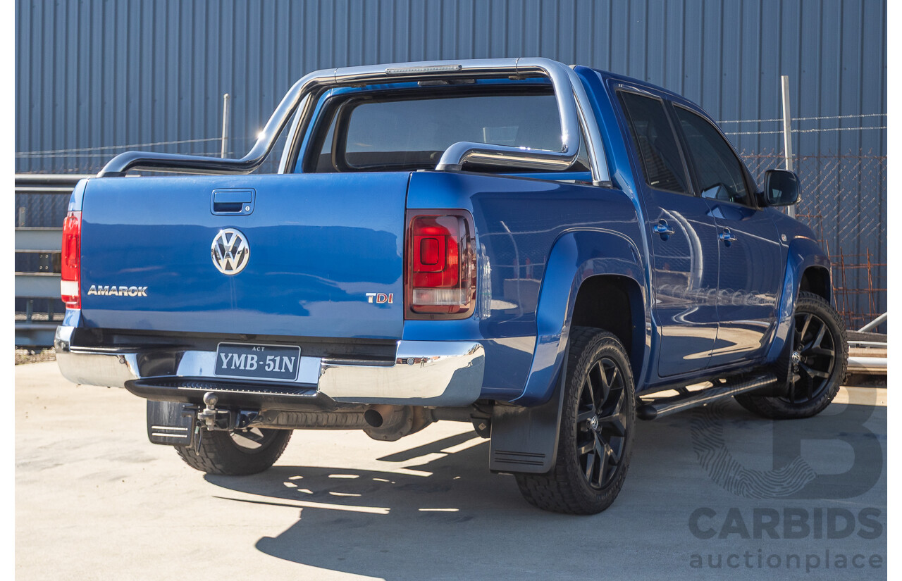 02/2017 Volkswagen Amarok V6 TDI 550 Ultimate (4x4) 2H MY17 Dual Cab Utility Blue Turbo Diesel 3.0L