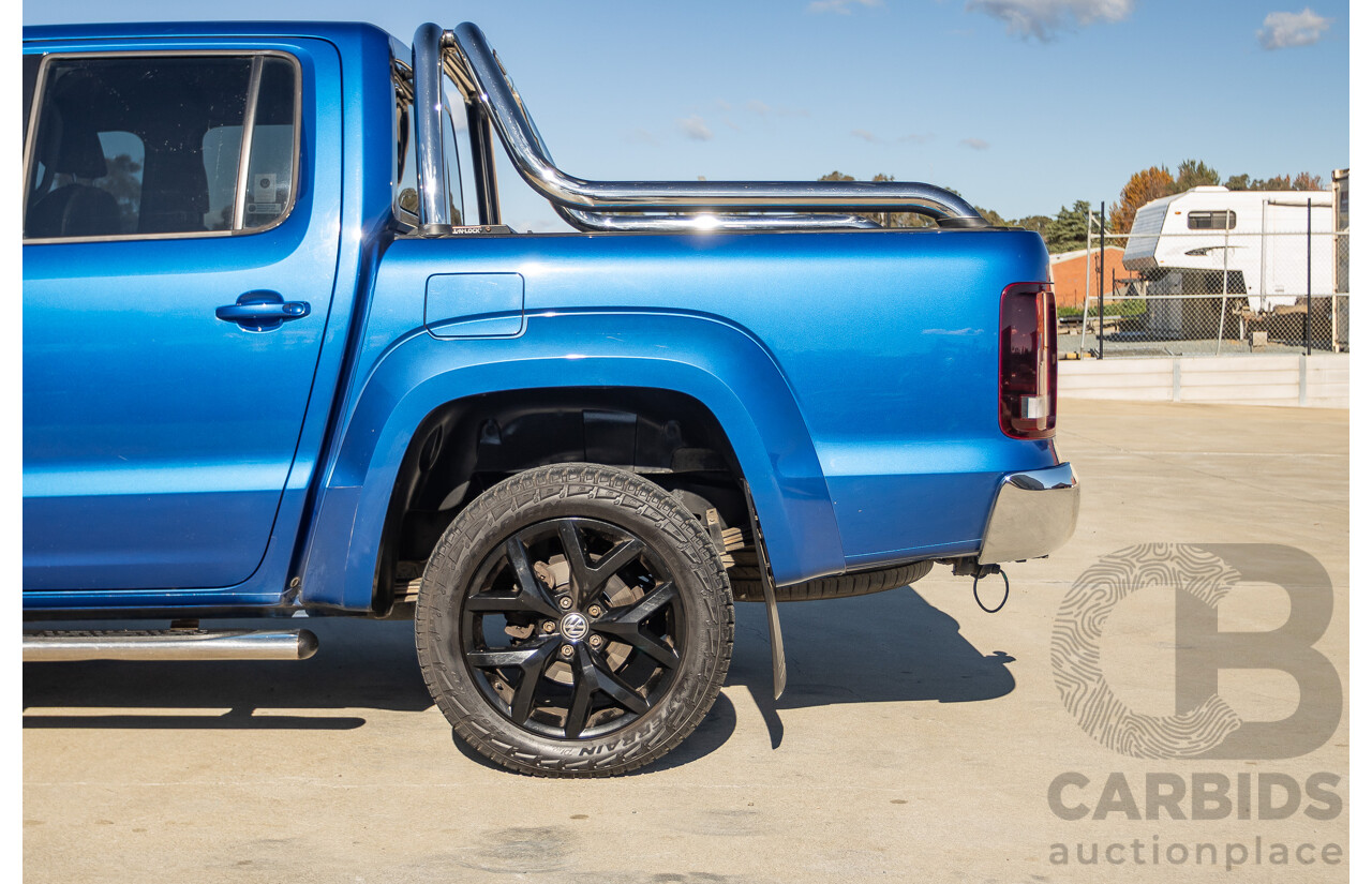 02/2017 Volkswagen Amarok V6 TDI 550 Ultimate (4x4) 2H MY17 Dual Cab Utility Blue Turbo Diesel 3.0L