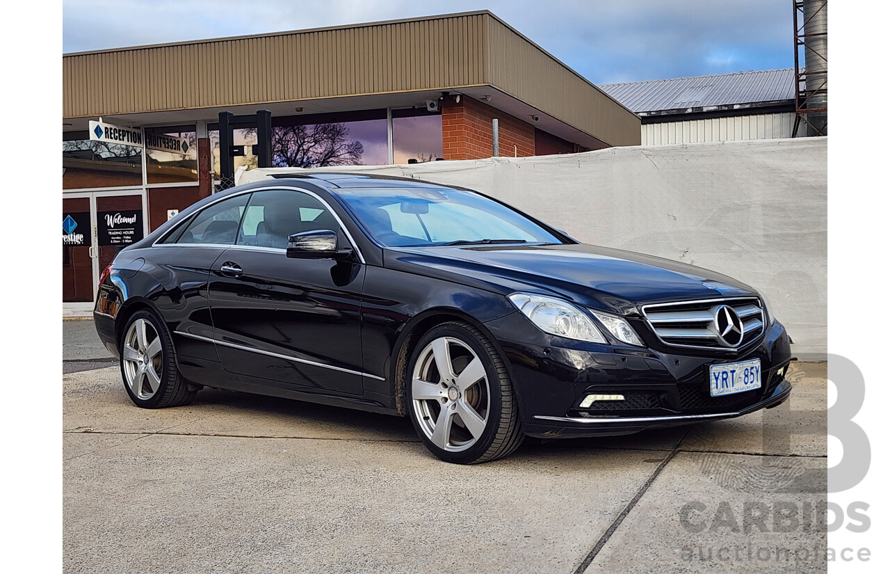 9/2010 Mercedes-Benz E350 Avantgarde 207 2d Coupe Black 3.5L