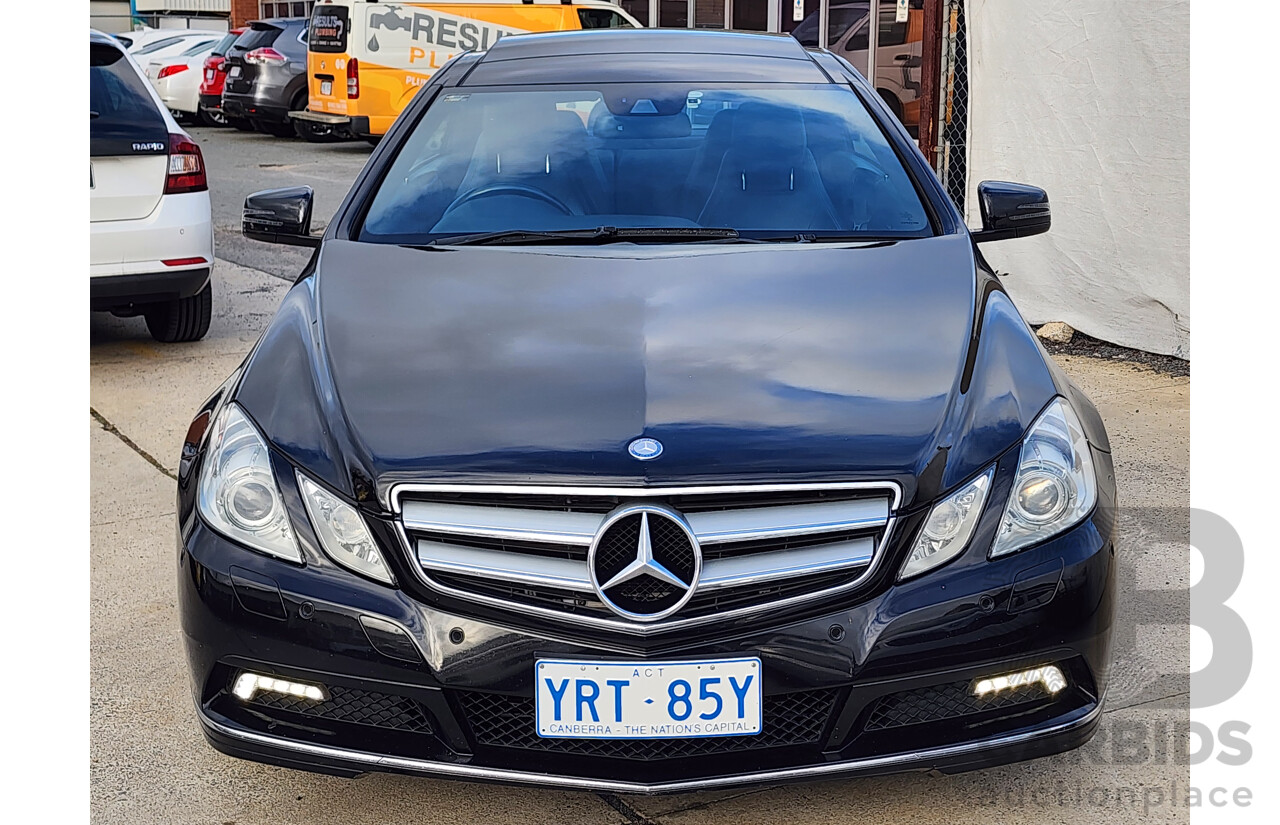9/2010 Mercedes-Benz E350 Avantgarde 207 2d Coupe Black 3.5L